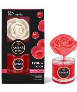 AMBAR AMBIENTADOR FLOR DIFUSORA FRUTOS ROJOS